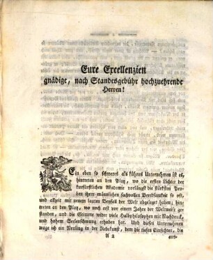 Deutschlands belletrisches göldenes Jahrhundert, ist, wenn's so fortgeht, so gut, als vorbey : Eine Rede, abgelesen, als die kurfl. Akademie der Wissenschaften in München das höchsterfreuliche Namensfest Sr. jetztregierenden kurfl. Durchleucht zu Pfalzbaiern [et]c. [et]c. Karl Theodors feyerte