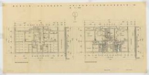 Wohnhaus Friedrichsruherstraße 13, Berlin-Halensee: Grundrisse 1:100