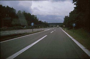 Ausfahrt aus Tangente (Karlsruhe Richtung Singen)
