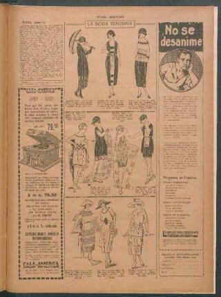 La moda femenina [Dibujos]