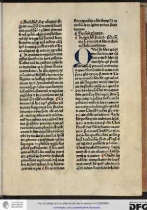 Quid sit fides, quod modis dicatur, quot sint articuli fidei...