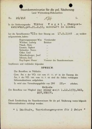 Vogel, Viktor