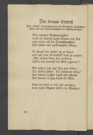 Der braune Expreß