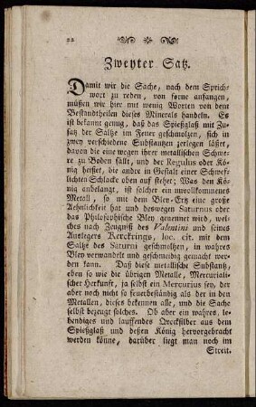 Zweyter Satz.