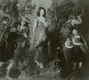 Diana mit ihren Nymphen auf der Jagd