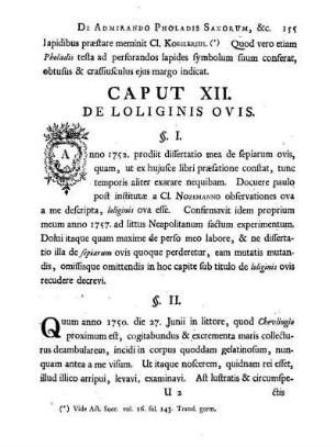 Caput XII. De Loliginis ovis