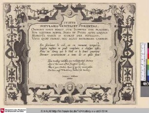 [Titelblatt] Iuditii Popularis Vanitas et Stoliditas
