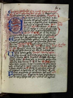 Zierinitiale: E(cce dies)