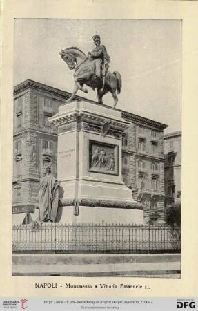 Napoli – Monumento a Vittorio Emanuele II. – Monument à Victor Emanuel II. – Victor Emanuel II Monument – Monument Viktor Emanuel II.