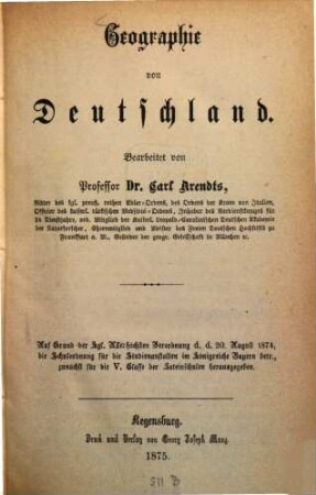 Geographie von Deutschland