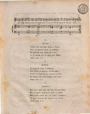 Allons amis, mettons nous en cadence! : ronde
