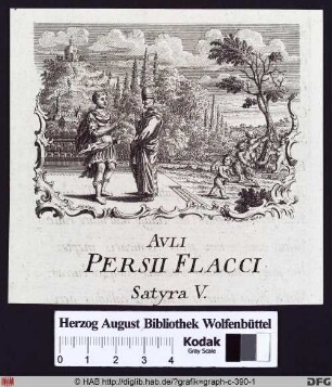 Auli Persii Flacci Satyra V.