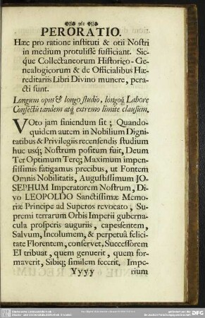 Peroratio
