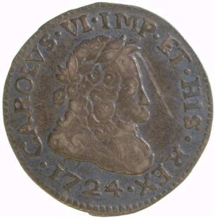 Münze, 10 Soldi, 1724