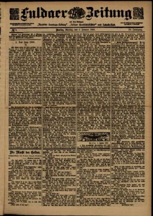 Ausgabe vom Montag, den 05. Januar 1903.