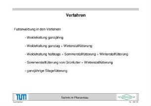 Verfahren der Futterwerbung