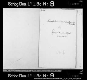 Gefängnis des Heinrich von Ditfurth