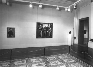 Dresden. Ausstellung "Aus den Depots der Neuen Meister", Albertinum, 5.8.-5.10.1997. Mosaiksaal (C. Querner, W. Tübke)
