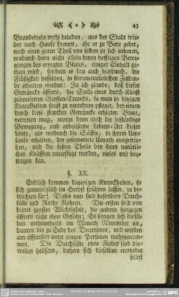 [Vom Durchlauf und Rothen Ruhr, nebst derselben Ursachen und Heilung. §. 20. 21.]