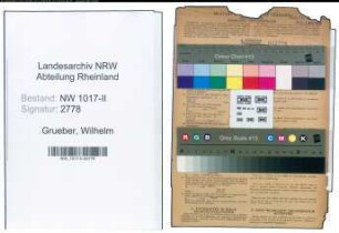 Entnazifizierung Wilhelm Grueber , geb. 11.05.1894 (Lebensmittelverteiler)