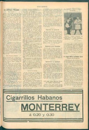 La crónica policial