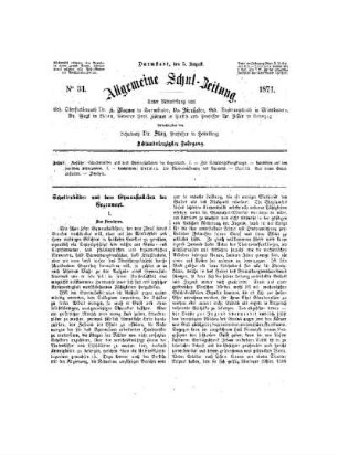 Schattenbilder aus dem Gymnasialleben der Gegenwart