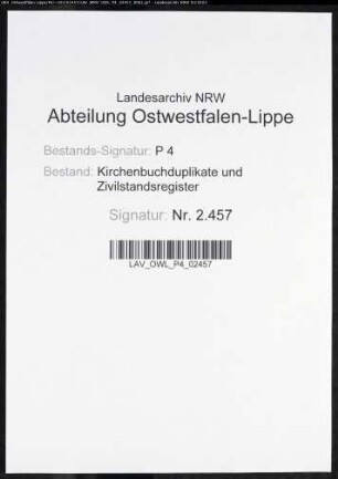 Kirchenbuchduplikat der katholischen Gemeinde Niedermarsberg (T 1807-1841). (Gemeinde: Niedermarsberg, katholische Gemeinde)