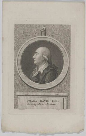Bildnis des Johann David Beil