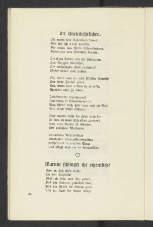 Warum schimpft ihr eigentlich?