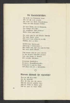 Warum schimpft ihr eigentlich?