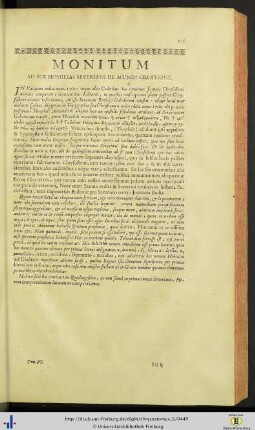 Severiani de mundi creatione I - VI.