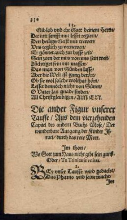 Die ander Figur unserer Tauffe ...
