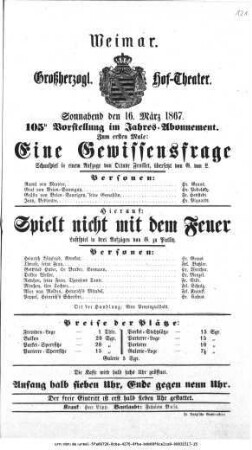 Eine Gewissensfrage
