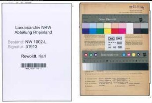 Entnazifizierung Karl Rewoldt , geb. 29.04.1909 (Gerichtsrat)