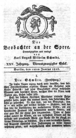 24. Stueck, 12. Juni 1826