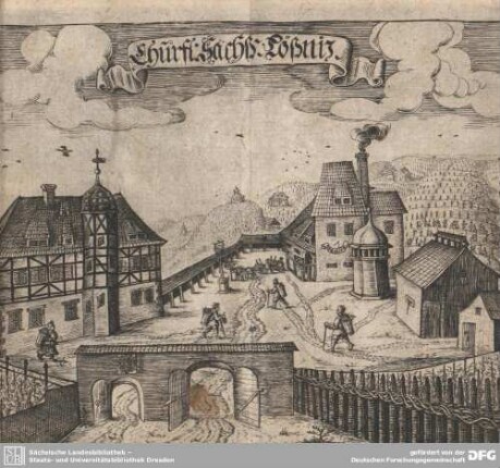 Churfl: Sachß: Lößniz.