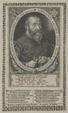 Bildnis des Iohannes Iacobus Geyger