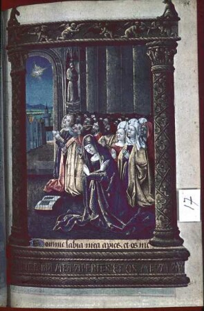 Stundenbuch des Louis de Laval — Hochzeit von Maria und Joseph (?)