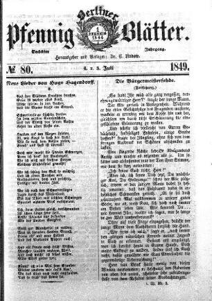 No. 80, 4. u. 5. Juli