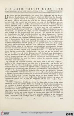 16: Die Darmstädter Sezession