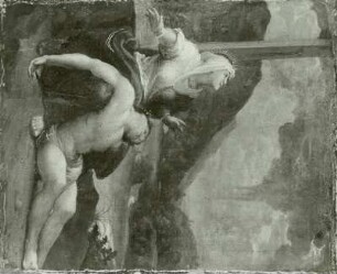 Maria mit dem Leichnam Christi am Fuße des Kreuzes