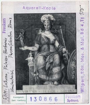 Rom: Lateran, Palazzo Barberini, Personifikation Roms
