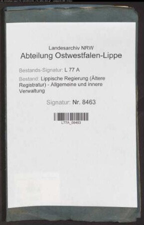 Kommunalwege (-straßen) im Amt Lage, Bd. 5