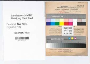 Entnazifizierung Max Buchloh , geb. 12.08.1896 (Angestellter)