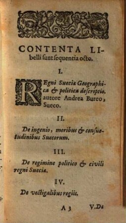 Svecia siue de Suecorum Regis Dominiis et opibus Commentarius Politicus