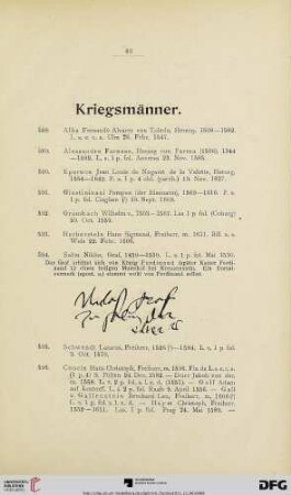 Kriegsmänner (Nr. 588-870)