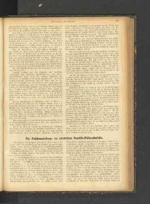 Die Buschmannfrage im nördlichen Deutsch-Südwestafrika.