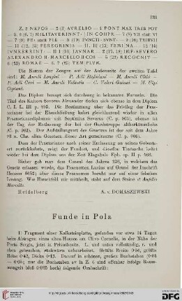 15: Funde in Pola