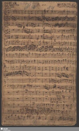 Lobe den Herrn meine Seele - Mus.3602-E-531 : V (4), Coro, orch