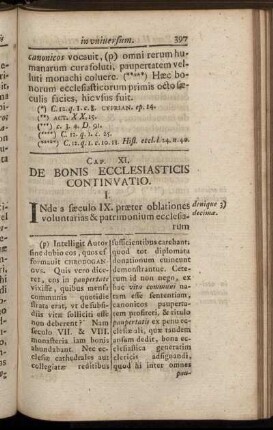 Cap. XI. De Boni Ecclesiasticis Continuatio. - Cap. XV. De Beneficiorum Collatoribus.